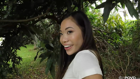 Skinny dipping leads to hardcore fucking by the pool