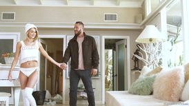 Blonde in white socks gets plowed hard in POV