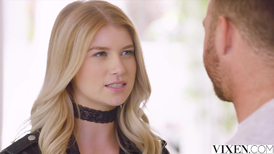 Stylish blonde seduces her friend's horny boyfriend