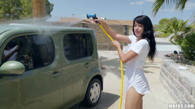 Cute exotic girl fucking a complete stranger in POV