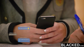 Arresting teen finally finds a huge black cock to fuck