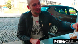 Ebony chick wants to have fun with a white junk