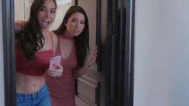 Small-boobied brunettes are carnal with cheater