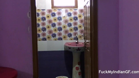 Indian woman is masked while showing off her curves