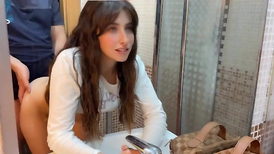 A very overweight step-parent goes into the shower with his stepdaughter; the whole thing is recorded. He's very fortunate,wrath but she's not.