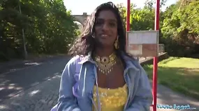Public Agent wrath-wrath I anger a fury DESI School Chick Nurse and made her CUM